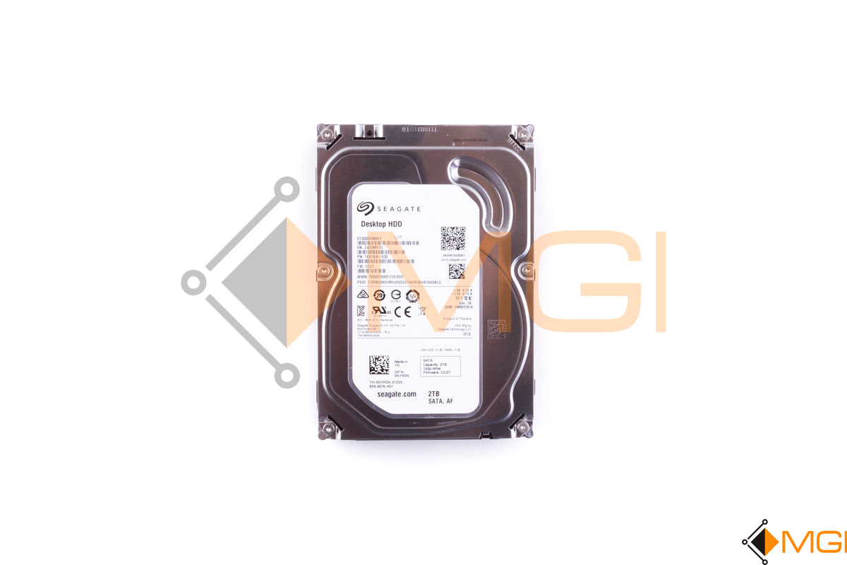 NYR3N DELL 2TB 7.2K SATA 3.5" 6Gb/s HDD DESKTOP - MGI – MGI