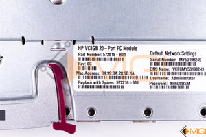 572018-B21 HP VIRTUAL CONNECT 8GB FIBRE CHANNEL MODULE FOR C3000/C7000 DETAIL VIEW