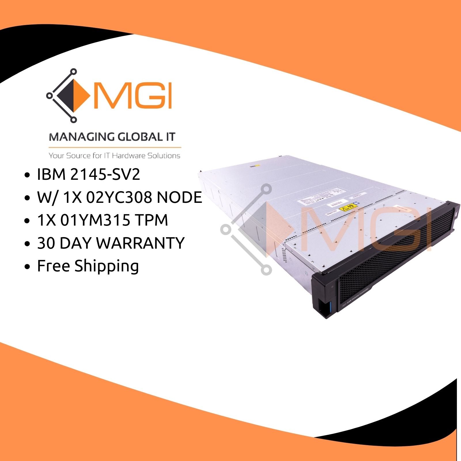 2145-SV2 IBM 2145-SV2 W/ 1X 02YC308 NODE - MGI – MGI