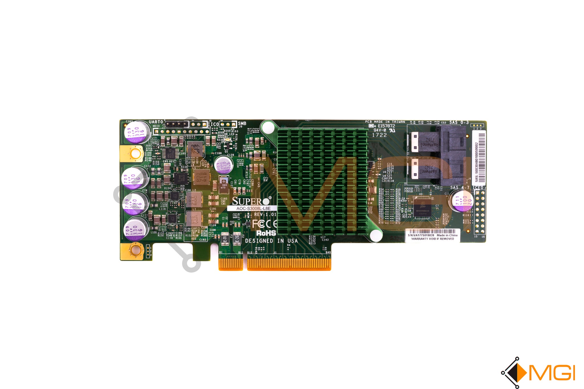 Supermicro LSI 9300-8i HBA Supermicro LSI 9300-8i SAS HBA Card - 12Gbps, IT Mode For FreeNAS UnRAID ZFS Lsi Sas2308 - Foto 6