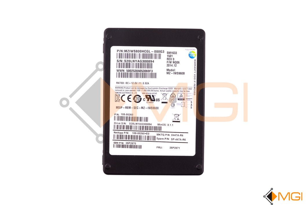 MZ-IWS960B (NO TRAY)