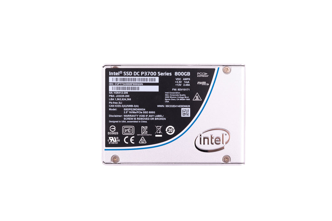 SSDPE2MD800G4 (NO TRAY)