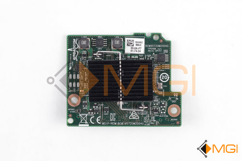 MW9RC DELL/BROADCOM 5720 1GB QUAD PORT KR BLADE NIC FRONT VIEW