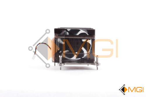0WJMP DELL PRECISION 3420 ALUMINUM COPPER HEAT SINK W/ FAN FRONT VIEW 