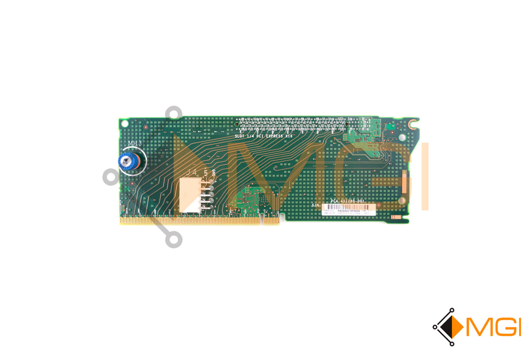 451280-001 HP DL385G5P PCI-E RISER KIT TOP VIEW 