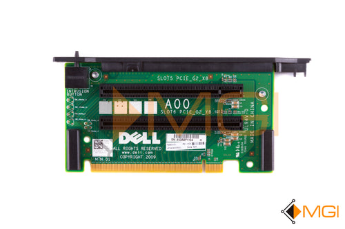 J222N DELL PCI-E X8 RISER BOARD FOR POWEREDGE R810 FRONT VIEW 