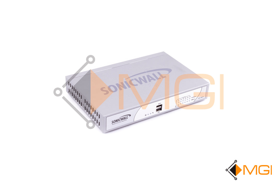 101-500354-56 SONICWALL TZ 215 FIREWALL - APL24-08E W/ POWER SUPPLY FRONT VIEW