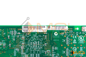 489191-001 HP GENUINE LP QLOGIC PCI-E NETWORK CARD HBA LOW PROFILE DETAIL VIEW