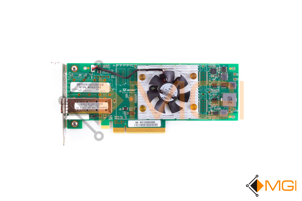699764-001 HPE STOREFABRIC SN1000Q 16GB 1 PORT PCI-E TOP VIEW