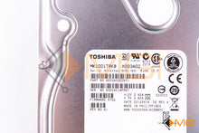 Load image into Gallery viewer, MK1001TRKB TOSHIBA 1TB 7.2K 6G 3.5 HOTSWAP SAS HDD DETAIL VIEW