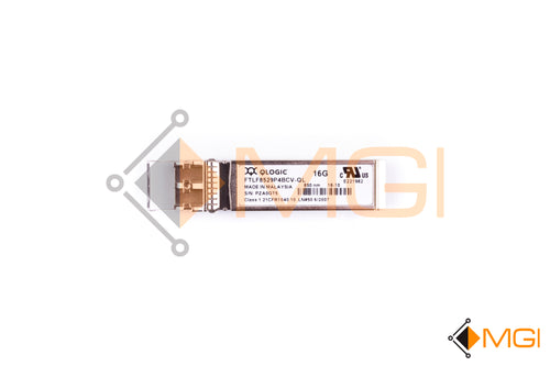 FTLF8529P4BCV-QL QLOGIC 16GFC 850NM LC SFP+ FC TRANSCEIVER - 16GB/S FIBRE CHANNEL FRONT VIEW 