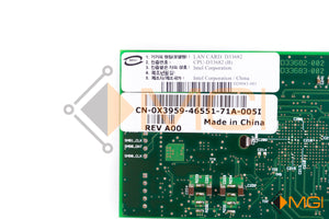 X3959 DELL DUAL PORT 1000 PT PCI-E GIGABIT NIC