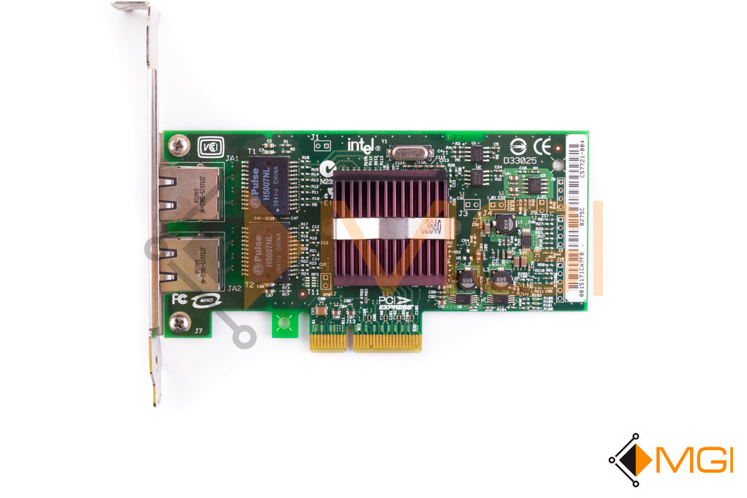 X3959 DELL DUAL PORT 1000 PT PCI-E GIGABIT NIC TOP VIEW