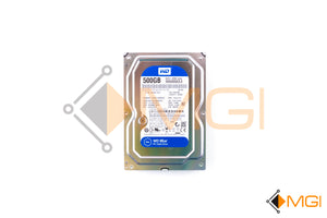 WD5000AZLX WD 500GB 7.2K 6G 3.5" 32MB SATA BLUE HDD FRONT VIEW 