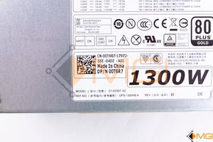 0T6R7 DELL 1300W POWER SUPPLY FOR PRECISION T7600 T7910 DETAIL VIEW