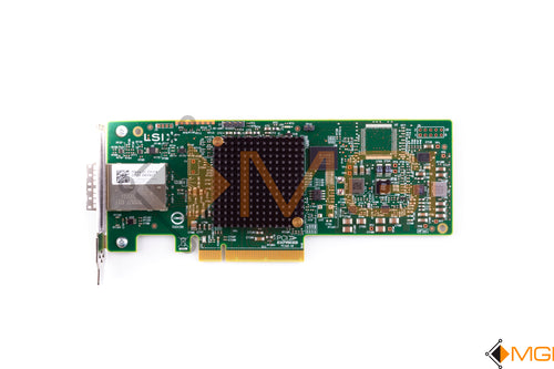 RX9JT DELL BROADCOM SAS 9300-8e 12Gbps HOST BUS ADAPTER TOP VIEW 