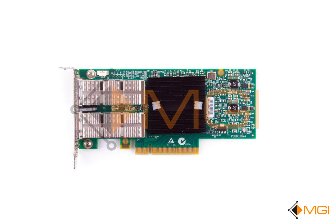 1T7NW DELL DUAL-PORT 40Gb QSFP PCIe MELLANOX CX354A LOW PROFILE FRONT VIEW