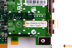 P004096-01F EMULEX FC 2-PORT PCIe HBA 10GB ADAPTER CARD DETAIL VIEW