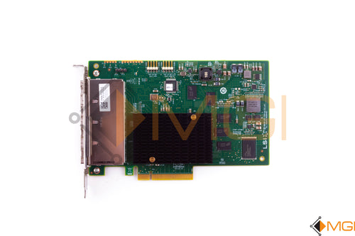 MJFDP DELL LSI PCI-E X8 SAS 6GBPS QUAD PORT HOST BUS ADAPTOR FRONT VIEW