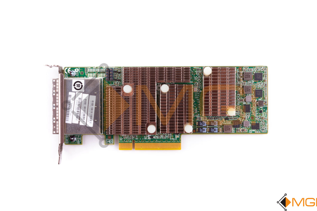 TFJRW DELL 6GBPS 4 PORT SAS PCI-E HOST BUS ADAPTER LOW PROFILE TOP VIEW