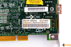 46K6838 IBM 4GB SINGLE PORT PCI-X FIBRE HBA DETAIL VIEW