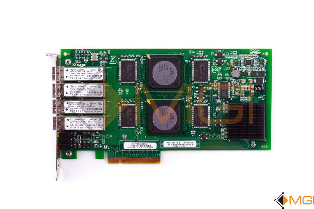QLE2464 QLOGIC 4GB 4-PORTS QUAD PCI EXPRESS TOP VIEW 
