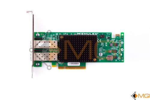 P005630 EMULEX DUAL PORT 10 GIGABIT ETHERNET SERVER ADAPTER MFR TOP VIEW