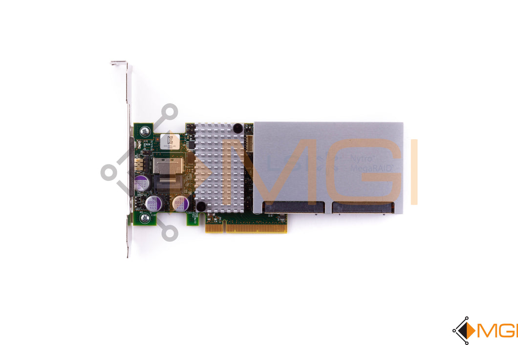 NMR8110-4i LSI AVAGO NYTRO MEGARAID  SAS CONTROLLER CARD PCIe 200GB NAND SSD TOP VIEW
