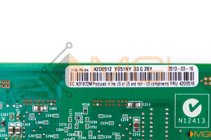 42D0512 IBM/QLOGIC SANBLADE 8GB DUAL PORT FC PCI-E HBA DETAIL VIEW