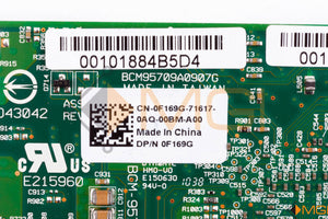 F169G DELL 5709 GIGABIT DUAL PORT PCI-E NETWORK CARD DETAIL VIEW