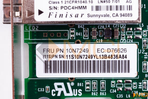 10N7249 IBM 4GB SINGLE PORT FIBRE PCI-E ADAPTER DETAIL VIEW