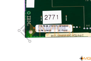 21P4152 IBM PCI 2-PORT WAN IOA W/ MODEM FC 9771 DETAIL VIEW