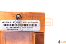 Load image into Gallery viewer,  94Y6221 IBM COPPER HEATSINK FOR IBM BLADECENTER HS23E DETAIL VIEW