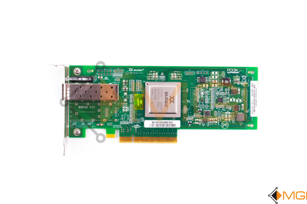 42D0503 IBM QLOGIC QLE2560-IBMX 8Gbps DUAL PORT FIBRE CHANNEL ADAPTER FRONT VIEW 