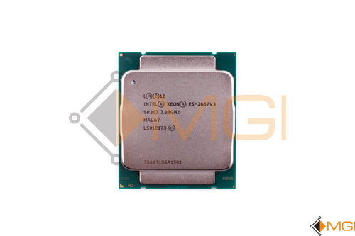 E5-2667 V3 SR203 INTEL XEON 8 CORE PROCESSOR 3.2GHZ 20MB SMART CACHE  FRONT VIEW