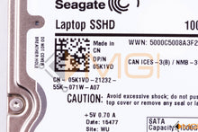 Load image into Gallery viewer, 5K1VD DELL 1TB 2.5 SATA 5400 SEAGATE LAPTOP HARD DRIVE DETAIL VIEW