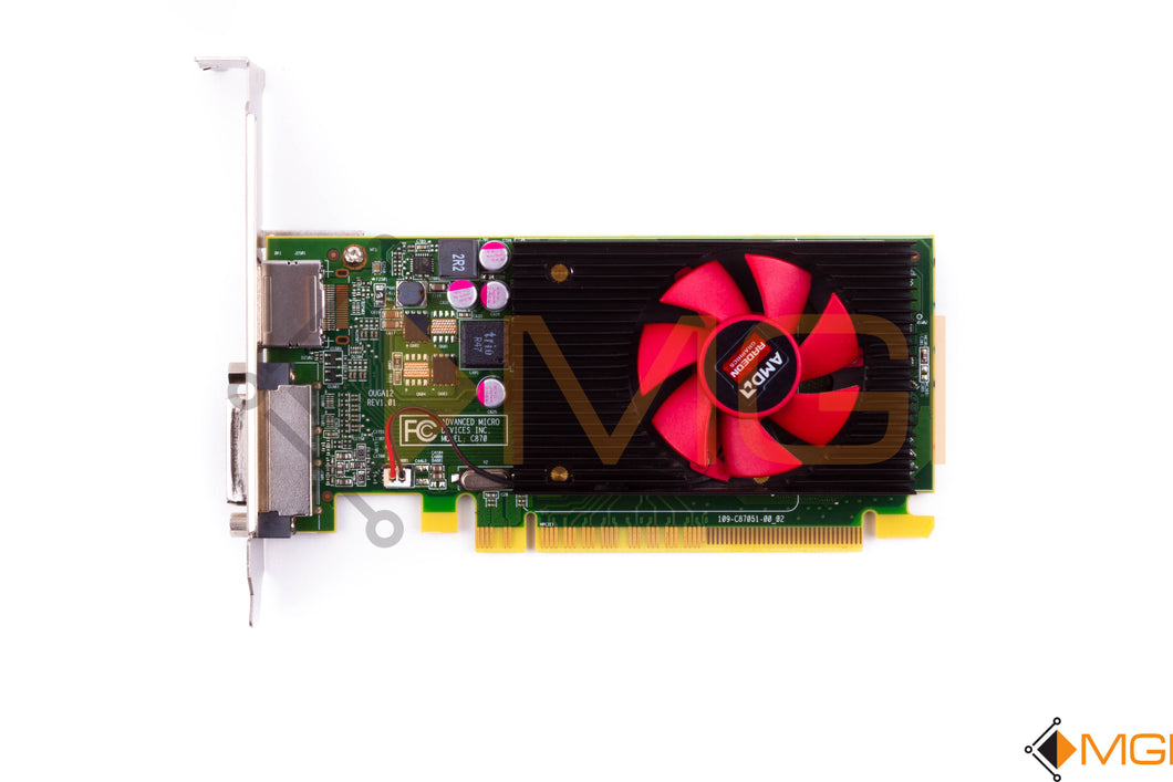 Y7XRF AMD RADEON R5 340X 2GB DDR3 PCI-E X16 VIDEO CARD TOP VIEW 