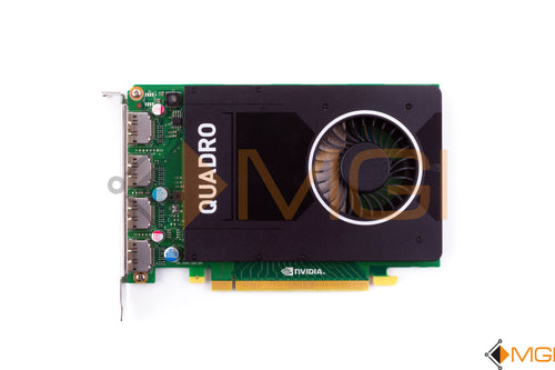 W2TP6 HIGH PROFILE DELL NVIDIA QUADRO M2000 4GB VIDEO GRAPHICS CARD FRONT VIEW  