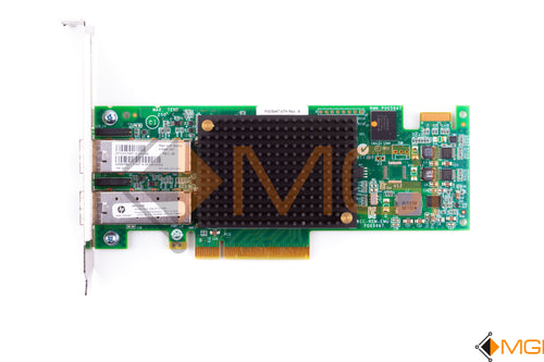 676881-001 HP 16GB DUAL PORT FIBRE CHANNEL HOST BUS ADAPTER TOP VIEW 