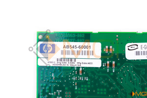 AB545-60001 HP PCI-X 4-PORT 1000 BASE-T NIC DETAIL VIEW