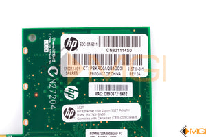 616012-001 HP ETHERNET 1GB 2-PORT 332T ADAPTER DETAIL VIEW