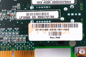 N7488 DELL/EMULEX 2GB SINGLE PORT HBA PCI-X LP10000 DETAIL VIEW