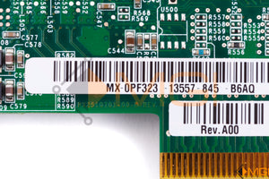 PF323 DELL PCI-E 1-CHAN FC-4GB CONTROLLER QLE2460 DETAIL VIEW