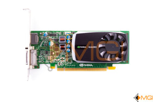 534GX DELL NVIDIA QUADRO 600 1GB GDDR3 SDRAM PCI-E 2.0 x16 VIDEO GRAPHICS CARD TOP VIEW