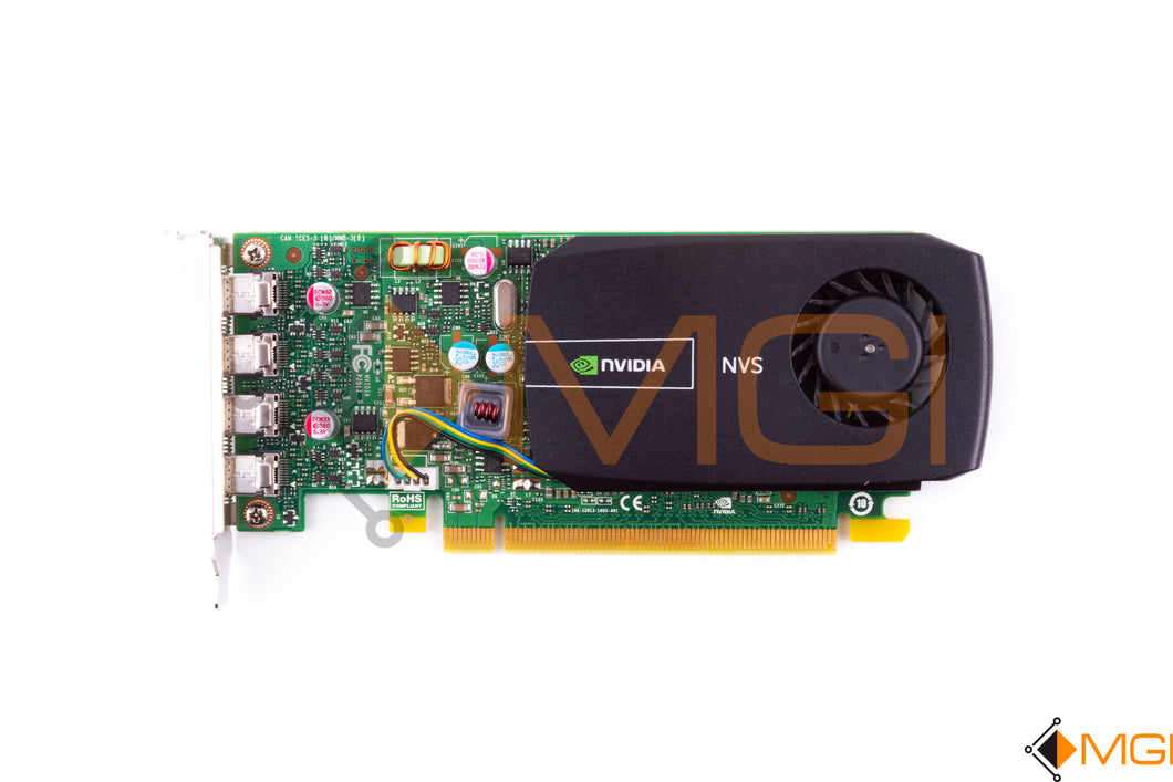 61P37 DELL NVIDIA NVS510 2GB DDR3 VIDEO GRAPHICS CARD FRONT VIEW
