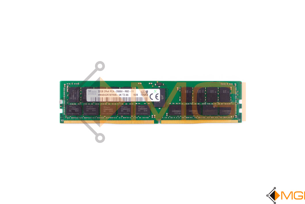 HMA84GR7AFR4N-VK HYNIX 32GB (1X32GB) 2RX4 PC4-2666V DDR4 MEMORY MODULE FRONT VIEW 