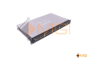 SF200-48 CISCO 48-PORT SMART SWITCH W/ 2 COMBO MINI-GBIC PORTS front view