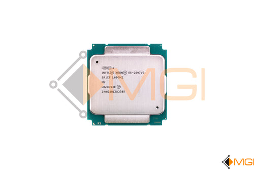 E5-2697 V3 SR1XF INTEL XEON PROCESSOR 2.60GHZ 35M 14 CORES 145W FRONT VIEWE