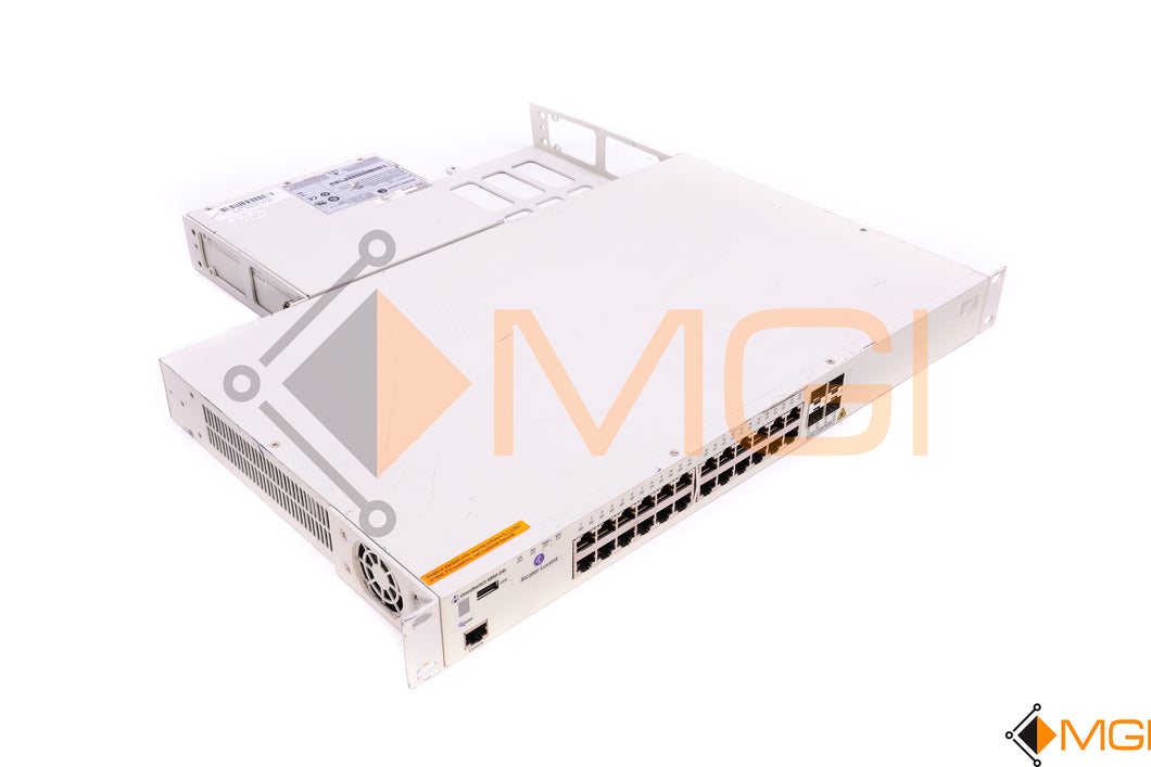 6850-24L ALCATEL LUCENT OMNISWITCH 24-PORT SWITCH FRONT VIEW