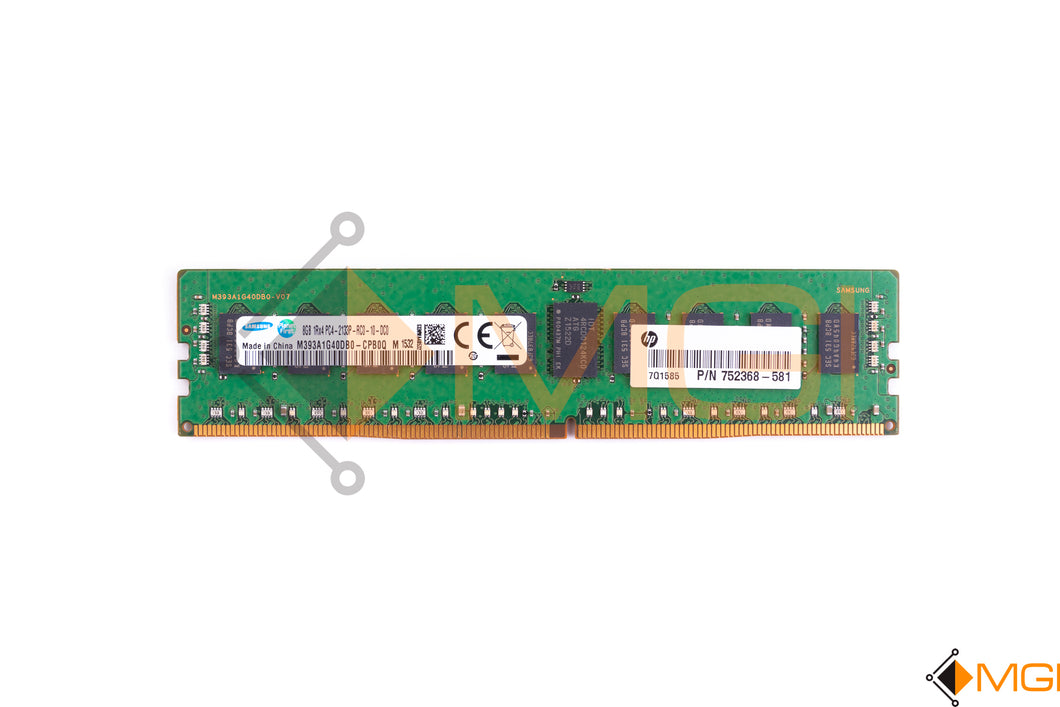 M393A1G40DB0-CPB0Q SAMSUNG 8GB 1Rx4 PC4-2133P-R MEMORY MODULE FRONT VIEW